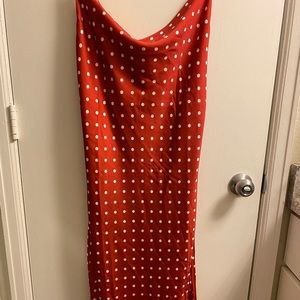 Red & White Polka-Dot Dress